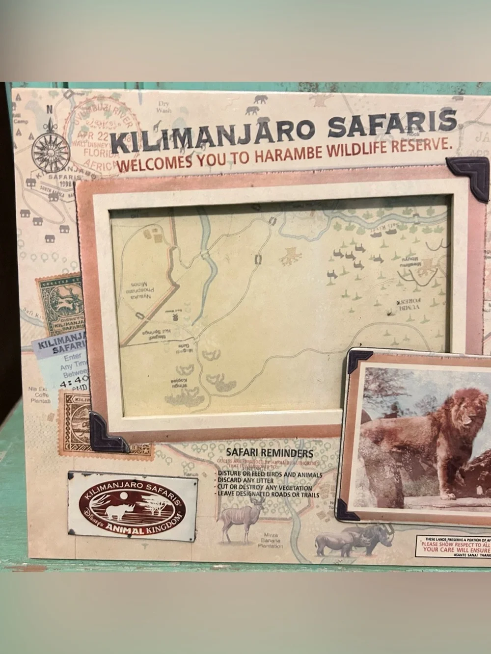 Walt Disney World Disney’s Animal Kingdom Kilimanjaro Safaris Harambe Frame